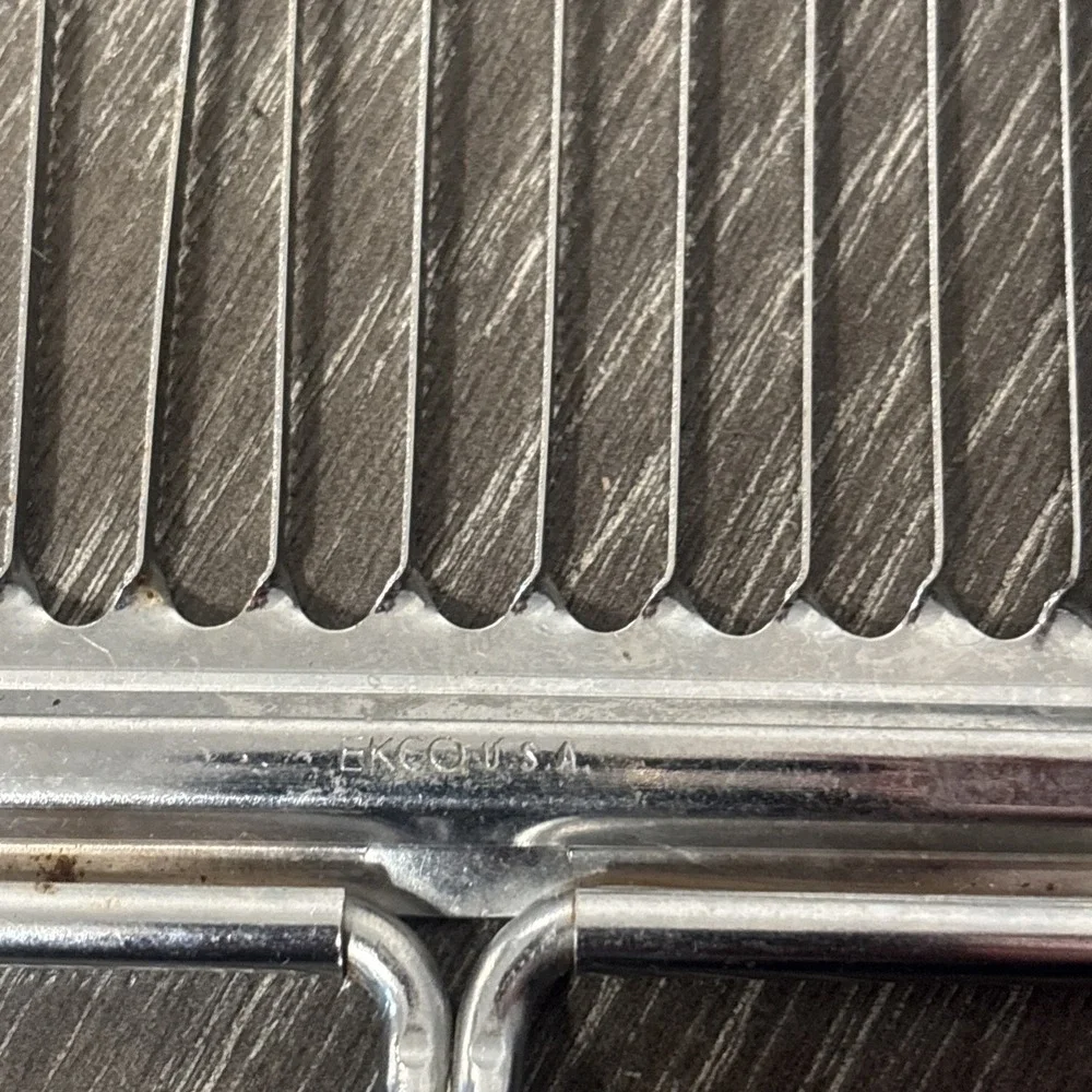 Vintage Ekco Tomato Slicer with Black Handle Stainless‎ USA